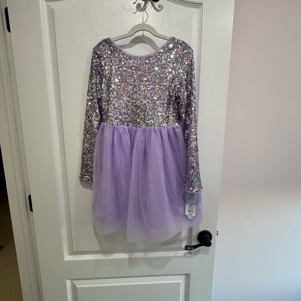 Cat & Jack Lavender Sequin Dress